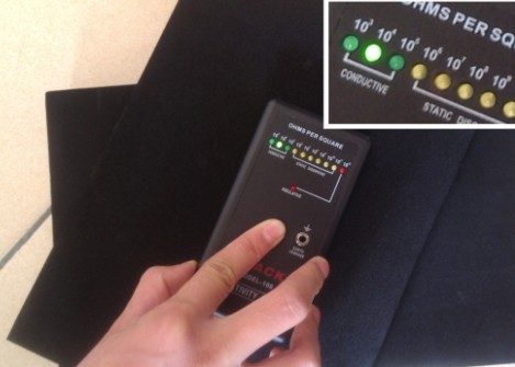 防静电EVA内衬为什么是黑色的？