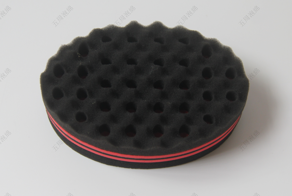 圆形多孔海绵内衬：小型圆柱部件的 “批量缓冲站”