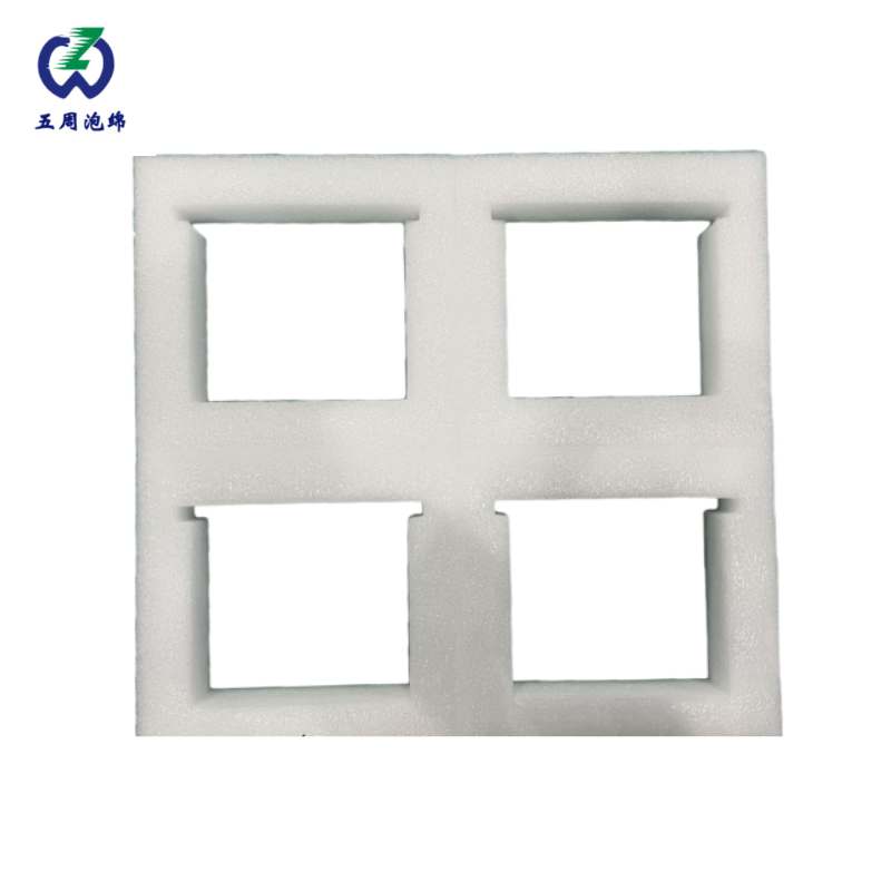 四格方形珍珠棉托盘：保健品礼盒的批量防护方案