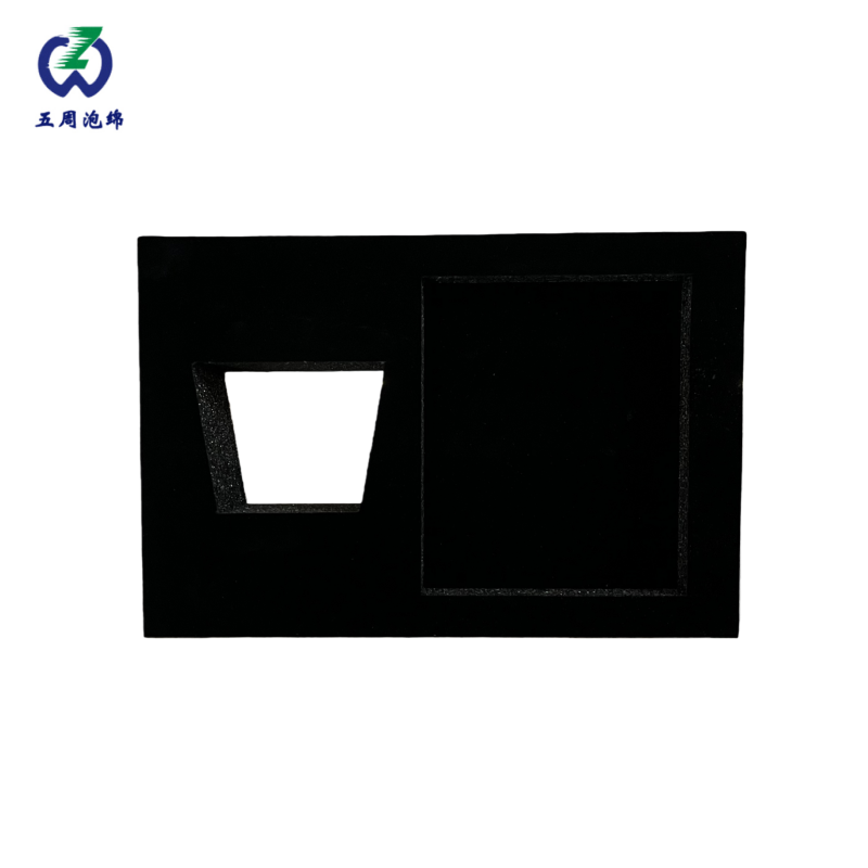 双格植绒珍珠棉内衬：单罐保健品 + 说明书的礼盒方案