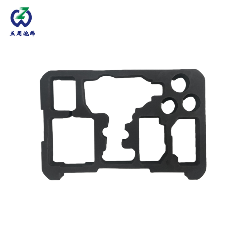 黑色异形零件 EVA 内衬：轻量化抗冲击的工业运输方案