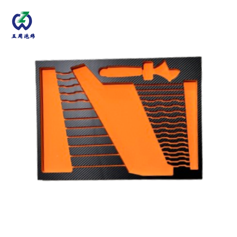 橙色单槽波浪 EVA 内衬：柔性防护的文创方案