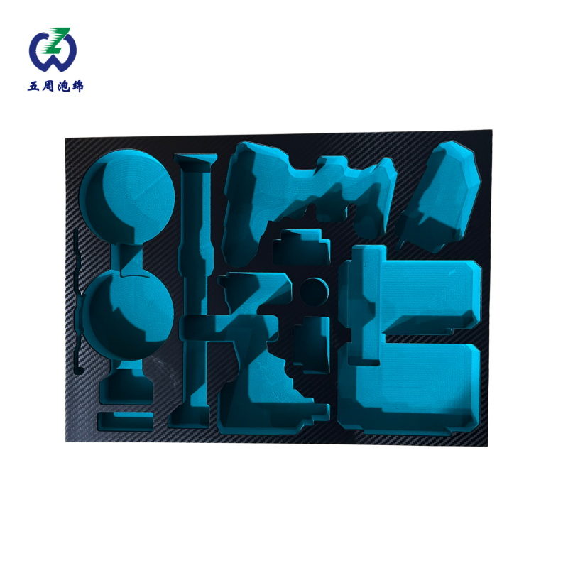 青蓝色精密仪器 EVA 内衬：全维度防护的检测方案