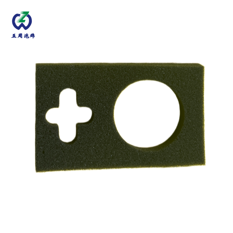 十字 + 圆形双槽海绵内衬：特殊结构部件的精准防护载体