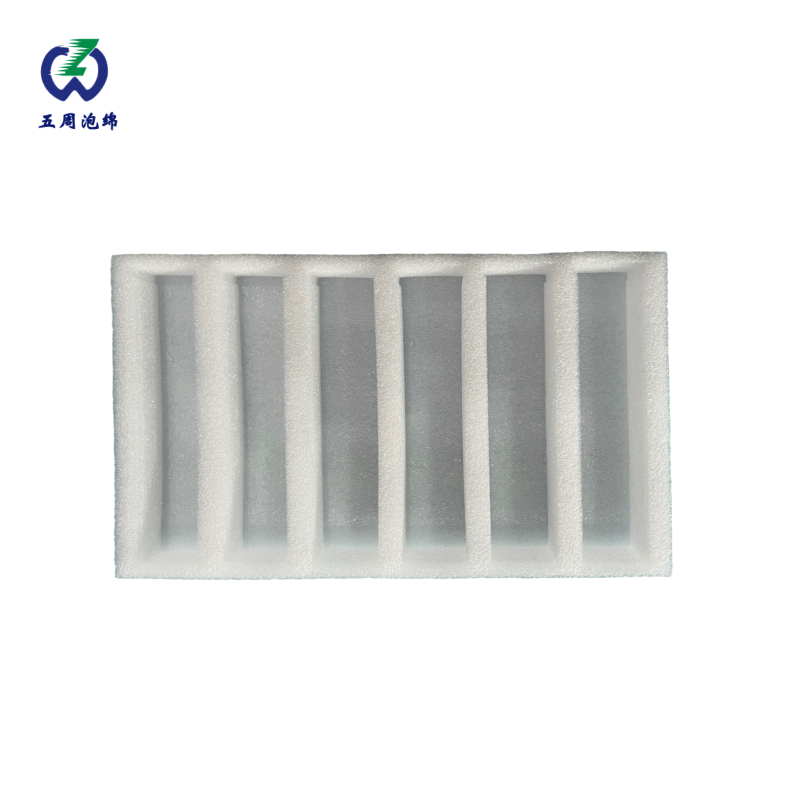 六槽长条形珍珠棉托盘：精密长件的批量高效防护方案