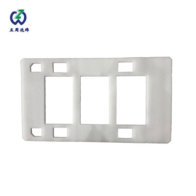 三槽定位白色珍珠棉内衬：电子设备的模块化分隔防护方案