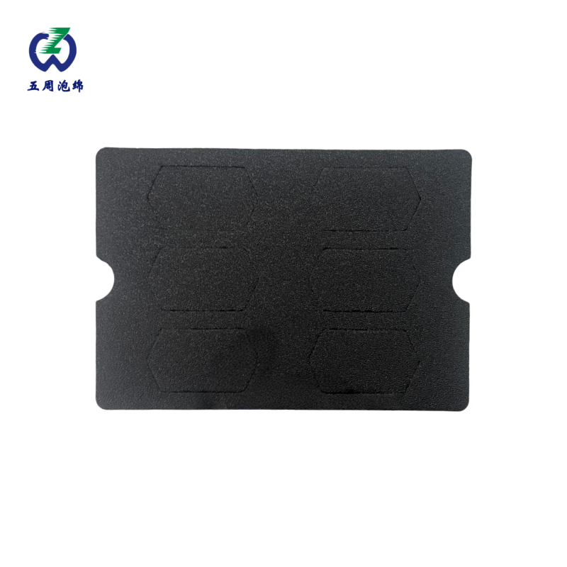 黑色六边形 EVA 内衬：文创产品的柔性防护方案