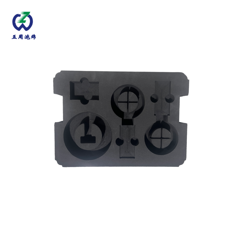 黑色精密组件 EVA 内衬：定制化防护的工业器件方案