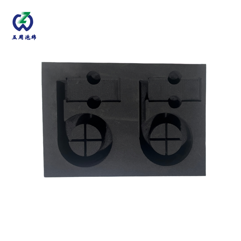 黑色双槽组件 EVA 内衬：对称布局的批量防护方案