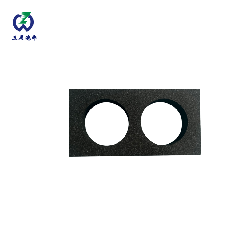 黑色双圆孔 EVA 内衬：圆柱产品的批量防护方案