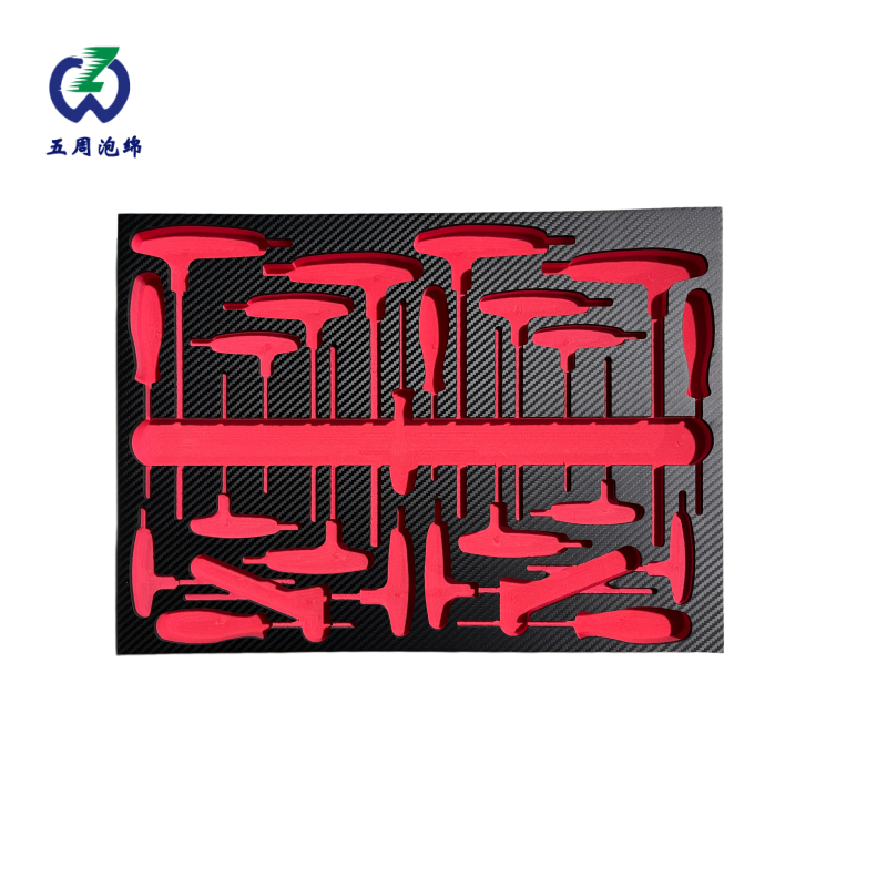 红色 T 型工具 EVA 内衬：高效作业的维修收纳方案