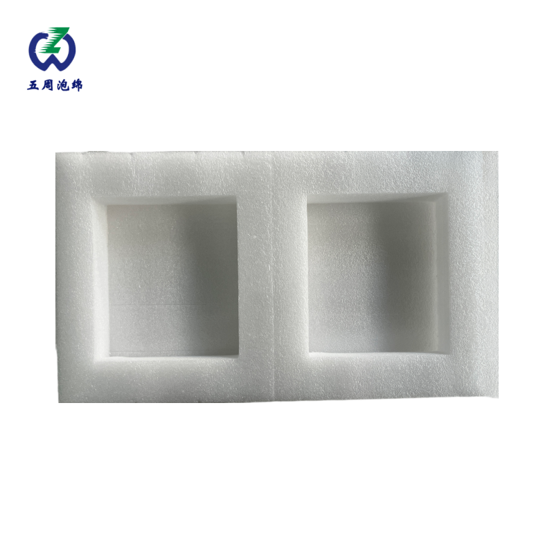 双槽白色珍珠棉内衬：双件装产品的均衡防护与空间优化方案