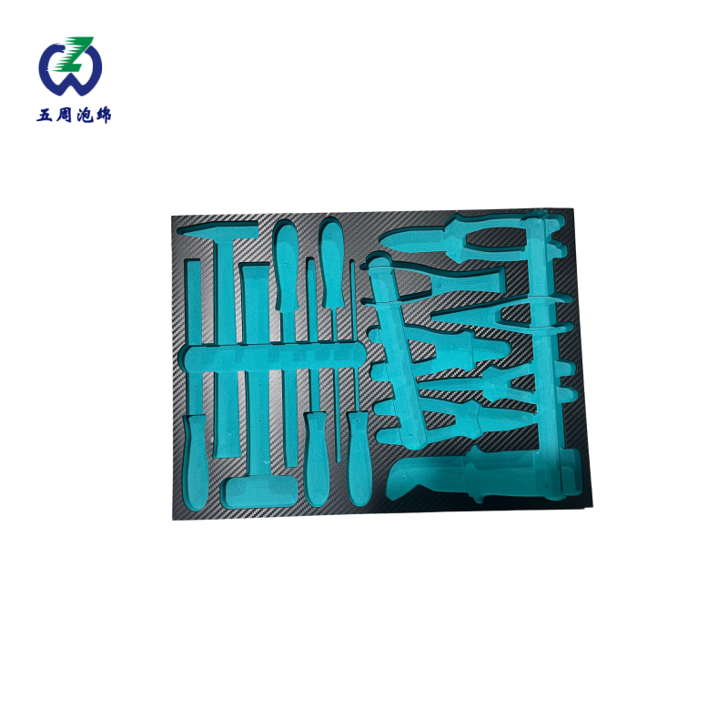 青绿色基础工具 EVA 内衬：高效收纳的家用方案