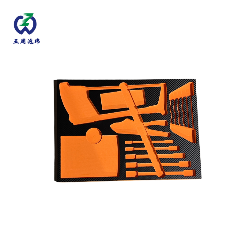 橙色异形工具 EVA 内衬：定制化防护的工业方案