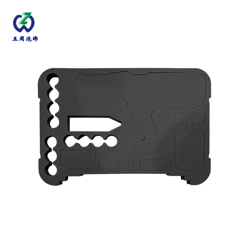 黑色枪械组件 EVA 内衬：全维度防护的安防方案