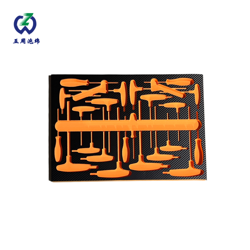 橙色 T 型工具 EVA 内衬：高效作业的维修方案