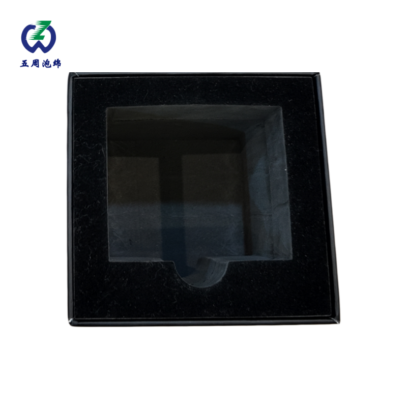 黑色植绒方形 EVA 内衬：全维度防护的文创方案