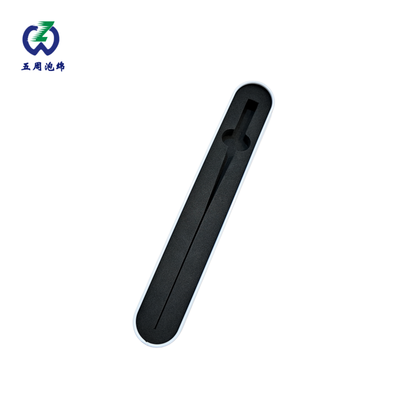 黑色长条形笔具 EVA 内衬：细长产品的柔性防护方案