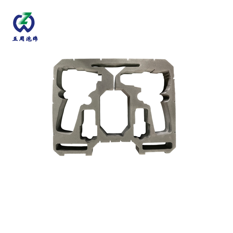 灰色对称式双主机 EVA 内衬：多设备套装的高效收纳方案