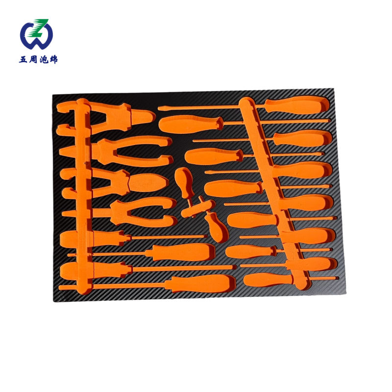 橙色螺丝刀套装 EVA 内衬：多规格螺丝刀的有序收纳方案