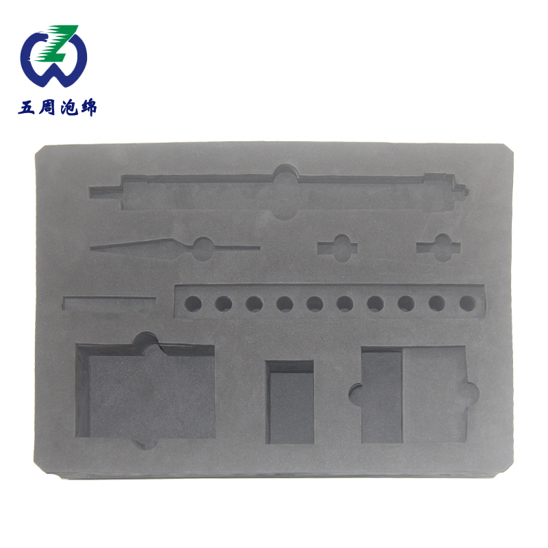 黑色多规格精密仪器 EVA 内衬：科研检测设备的定制化防护方案