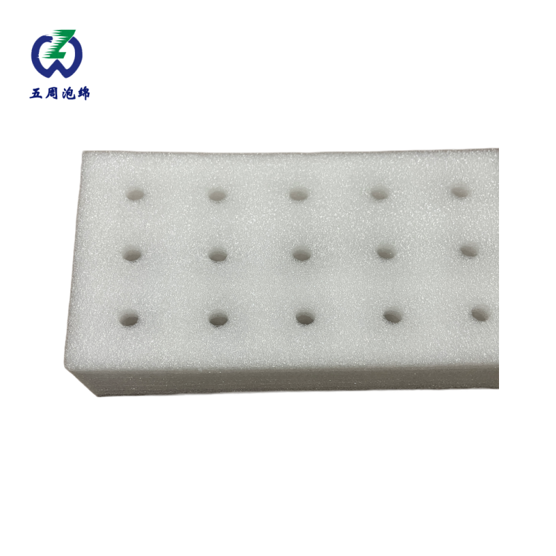矩阵圆孔珍珠棉内衬，小型圆形工件高效周转托盘